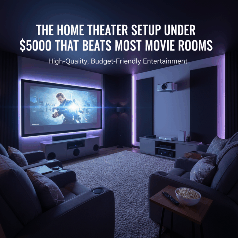 Professional blog header image for article titled: The Home Theater Setup Under 000 That Beats Most