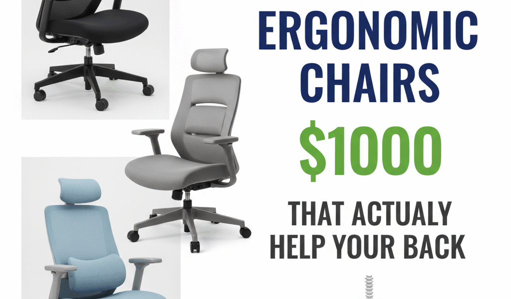 Professional blog header image for article titled: Best Ergonomic Chairs Under 00 That Actually Help