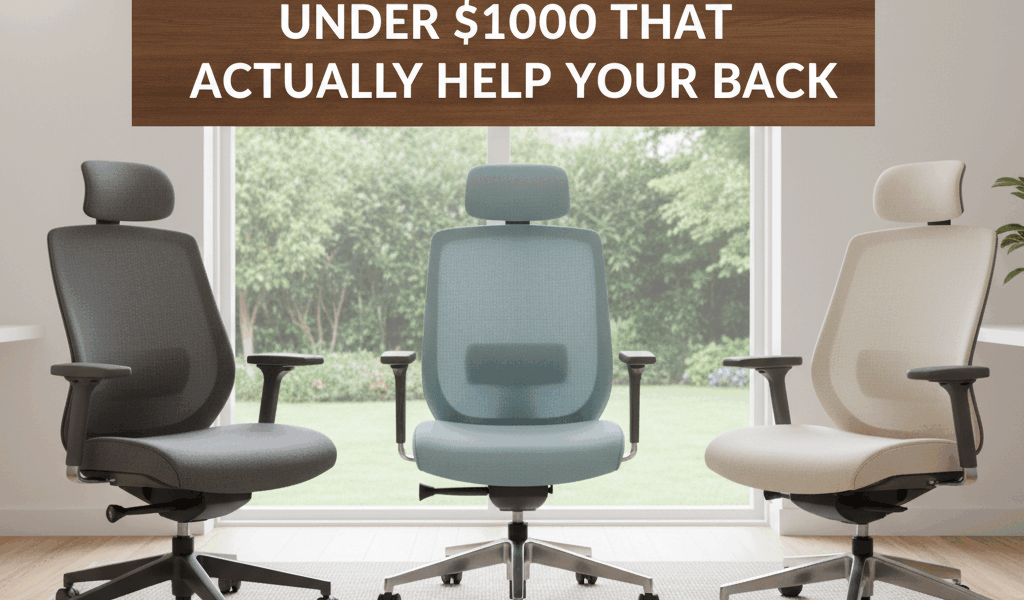 Professional blog header image for article titled: Best Ergonomic Chairs Under 00 That Actually Help