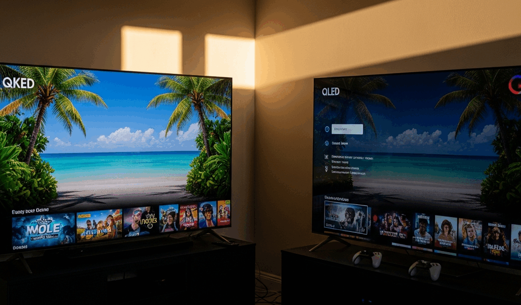 Samsung 65 Inch QLED vs OLED Which TV Wins